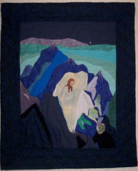 Zeitgenössisches Werk mit dem Titel « D'après Nicolaï Roerich - Le Christ », Erstellt von LYPDART