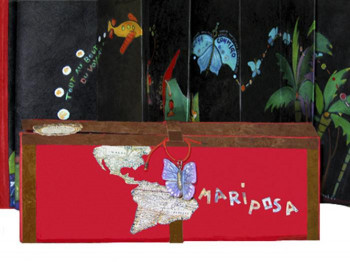 Zeitgenössisches Werk mit dem Titel « Mariposa 2 », Erstellt von LéA TIRMANT