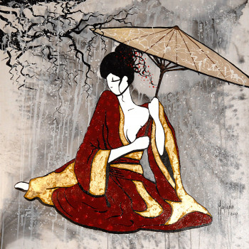 Zeitgenössisches Werk mit dem Titel « Geisha Snow », Erstellt von PATRICE MURCIANO