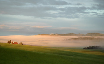 Zeitgenössisches Werk mit dem Titel « Lumière du matin », Erstellt von JEAN-BERNARD VUILLE