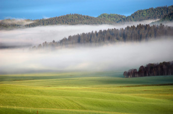 Zeitgenössisches Werk mit dem Titel « Matin d'été », Erstellt von JEAN-BERNARD VUILLE