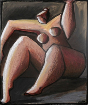 Zeitgenössisches Werk mit dem Titel « FEMME », Erstellt von NATHALIE MOLIN