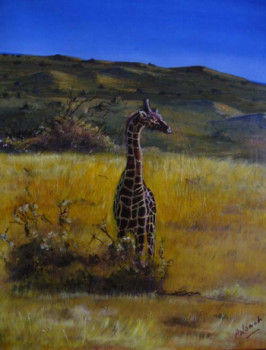 Zeitgenössisches Werk mit dem Titel « La girafe », Erstellt von ANTONIOTTI