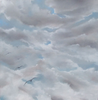 Zeitgenössisches Werk mit dem Titel « Dans les nuages », Erstellt von FREDPOIRI FRéDéRIC POIRI