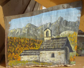 Zeitgenössisches Werk mit dem Titel « Chapelle de Fontcouverte », Erstellt von CLAIRE SAUVETRE