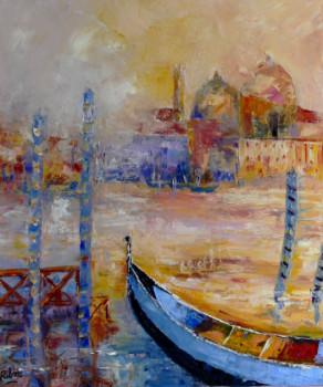 Zeitgenössisches Werk mit dem Titel « Brume sur Venise », Erstellt von RAOUL RIBOT