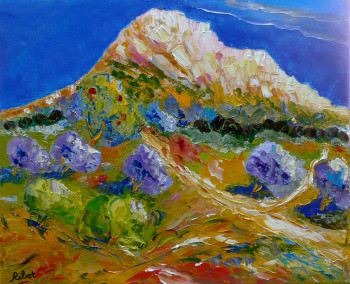 Zeitgenössisches Werk mit dem Titel « Sainte Victoire », Erstellt von RAOUL RIBOT