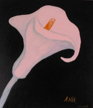 Zeitgenössisches Werk mit dem Titel « Calla aroma  », Erstellt von ANIA