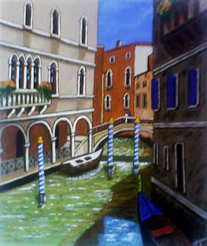 Zeitgenössisches Werk mit dem Titel « Venise », Erstellt von NADINE TEMMERMAN