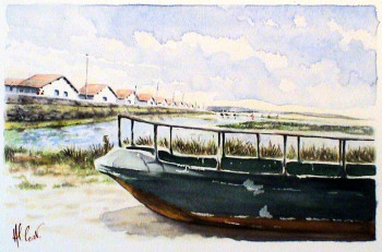 Zeitgenössisches Werk mit dem Titel « bassin d'arcachon », Erstellt von ALCOAT