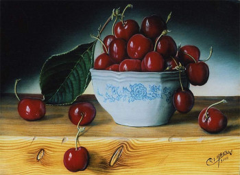 Zeitgenössisches Werk mit dem Titel « Cerises », Erstellt von CHRISTIAN LABELLE