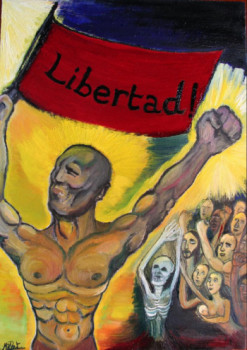 Zeitgenössisches Werk mit dem Titel « Himno a la Libertad  », Erstellt von FRIDAKAHLO