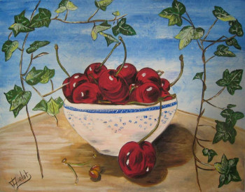 Zeitgenössisches Werk mit dem Titel « LA DANSE DES CERISES », Erstellt von AMELIE AMELOT