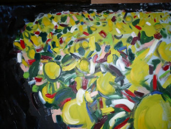 Zeitgenössisches Werk mit dem Titel « SUNFLOWERS2 », Erstellt von PETER GOODCHILD