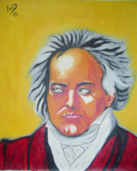 Zeitgenössisches Werk mit dem Titel « Beethoven », Erstellt von PAUL