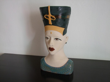 Zeitgenössisches Werk mit dem Titel « Néfertiti », Erstellt von XAVIER JARRY-LACOMBE