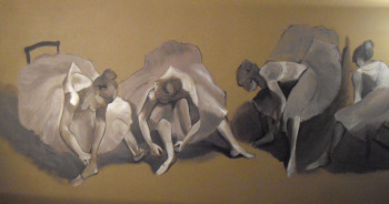 Zeitgenössisches Werk mit dem Titel « Les danseuses », Erstellt von ANNE CABROL