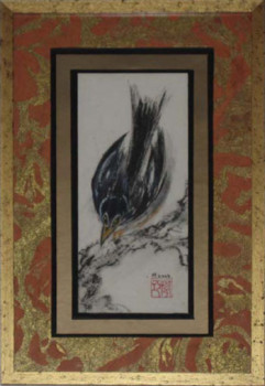 Zeitgenössisches Werk mit dem Titel « Oiseau (2004) », Erstellt von BELLEC MICHELLE 