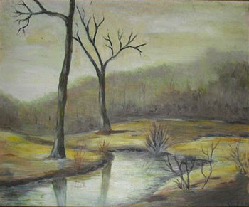 Zeitgenössisches Werk mit dem Titel « Rivière », Erstellt von SUZON