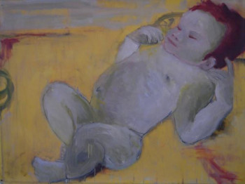 Zeitgenössisches Werk mit dem Titel « l'enfant qui dort », Erstellt von VINCENT GABIN