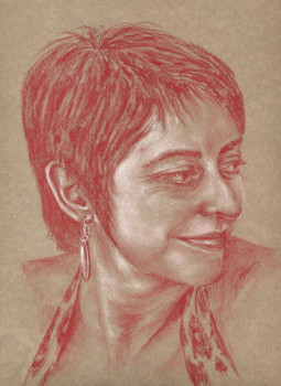 Zeitgenössisches Werk mit dem Titel « portrait », Erstellt von LAURELLE BESSE