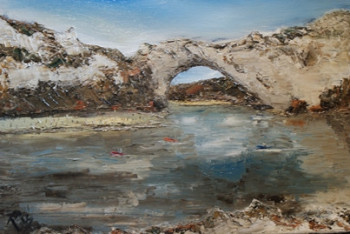 Zeitgenössisches Werk mit dem Titel « vallon pont d'arc », Erstellt von PATE