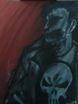 Zeitgenössisches Werk mit dem Titel « The punisher », Erstellt von KNOT