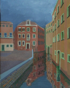 Zeitgenössisches Werk mit dem Titel « Venise I », Erstellt von STINCKWICH