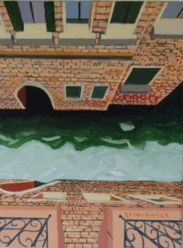 Zeitgenössisches Werk mit dem Titel « Venise IV », Erstellt von STINCKWICH