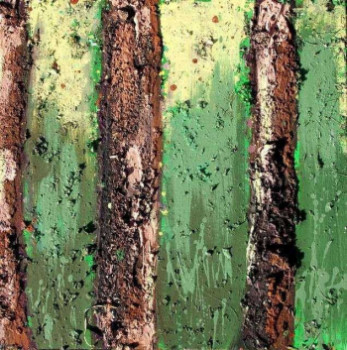 Zeitgenössisches Werk mit dem Titel « foret 57 », Erstellt von AQUARELLUS