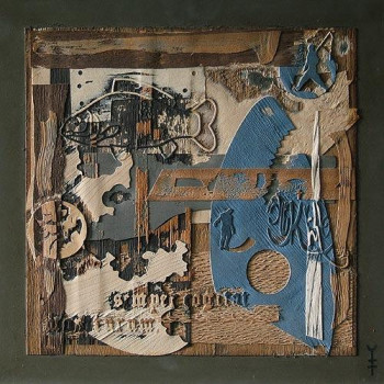 Zeitgenössisches Werk mit dem Titel « Palimpseste à la Carpe », Erstellt von YANN HERVIS