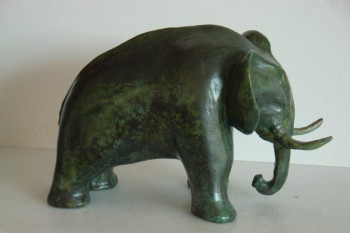 Zeitgenössisches Werk mit dem Titel « ELEPHANT », Erstellt von XAVIER CARNOY