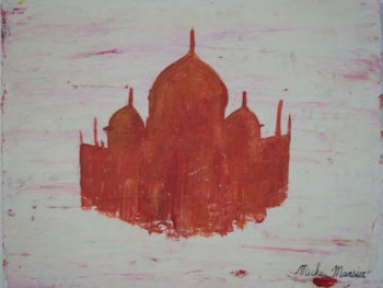 Zeitgenössisches Werk mit dem Titel « Taj Mahal », Erstellt von MICKE