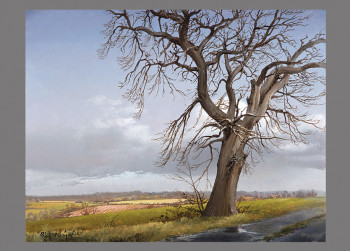 Zeitgenössisches Werk mit dem Titel « UN ARBRE EN HIVER 2 », Erstellt von GAUTIER