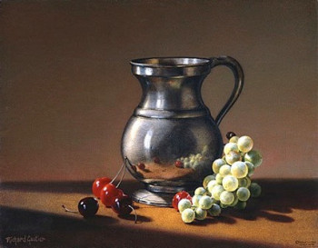 Zeitgenössisches Werk mit dem Titel « L'ETAIN AUX FRUITS 2 », Erstellt von GAUTIER