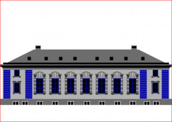 Zeitgenössisches Werk mit dem Titel « 1 Cathedral Square Grey », Erstellt von LONVIG