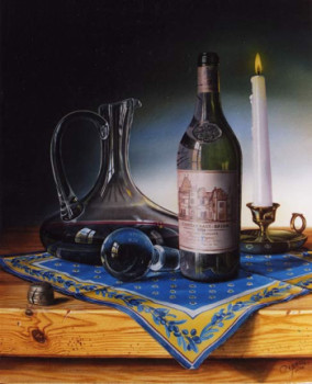 Zeitgenössisches Werk mit dem Titel « Chateau Haut-Brion 1996 », Erstellt von CHRISTIAN LABELLE