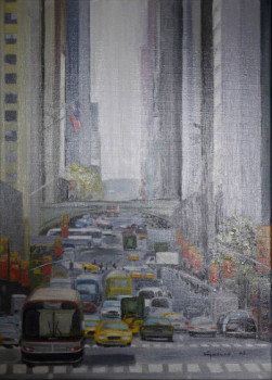 Zeitgenössisches Werk mit dem Titel « Manhattan », Erstellt von GéRARD DUCHENE