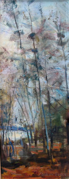 Zeitgenössisches Werk mit dem Titel « In the forest », Erstellt von ZHUKOV FEDOR