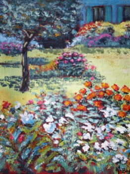 Zeitgenössisches Werk mit dem Titel « jardin de GILLES », Erstellt von RAYMOND BOURMAULT