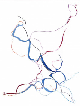 Zeitgenössisches Werk mit dem Titel « impression  VIII 04 », Erstellt von PéBé