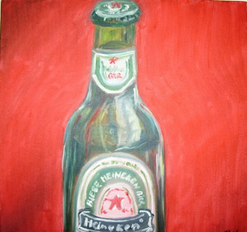 Zeitgenössisches Werk mit dem Titel « Heineken bottle », Erstellt von ERIC WARE