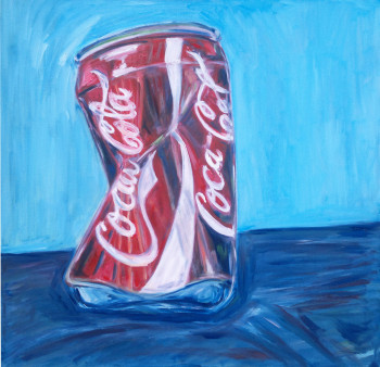 Zeitgenössisches Werk mit dem Titel « Coca Cola Can », Erstellt von ERIC WARE