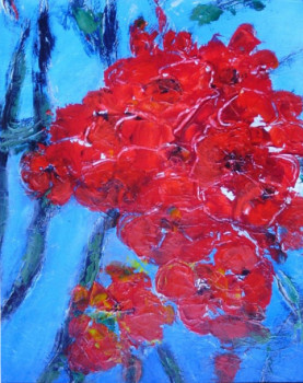 Zeitgenössisches Werk mit dem Titel « Coquelicot », Erstellt von MARLYSE BEYERS