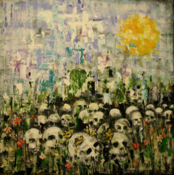 Zeitgenössisches Werk mit dem Titel « Srebrenica, sous le soleil. », Erstellt von BARON SAMDI