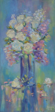 bouquet-de-roses-et-lilas