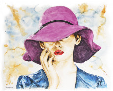 fille-au-chapeau-mauve