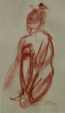 femme-assise-croquis-a-la-sanguine