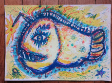 poisson-abysses-mer-peinture-acrylique-21x30cmfeuille