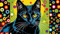 chat-noir-pop-art